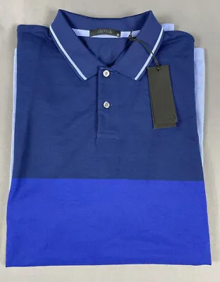 Greyson Golf Shirt Polo Taconic XL Dark Blue RMC Colorblock NWT MSRP $95 • $32.23