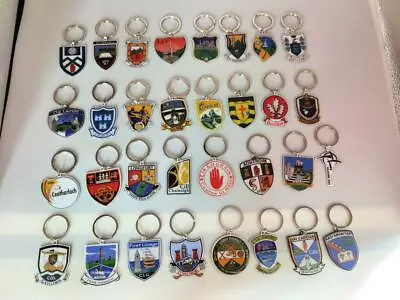 £2.99 • Buy Official All Ireland Gaa Round Crest Keyrings All 32 Counties Available