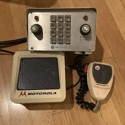 Vintage Motorola Mocom  Radio Head Speaker & Microphone • $50