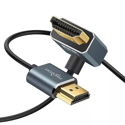 Flexible Hdmi To Hdmi Cable Downward Angled 90� 1Ft Ultra Thin And Slim Hdmi • $13.99