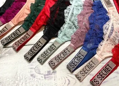 Victoria's Secret Very Sexy Bling SHINE Strap THONG Panty • $19.99