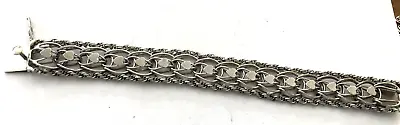 Vintage Sterling HEARTS Starter Empty Charm Bracelet • $58.50