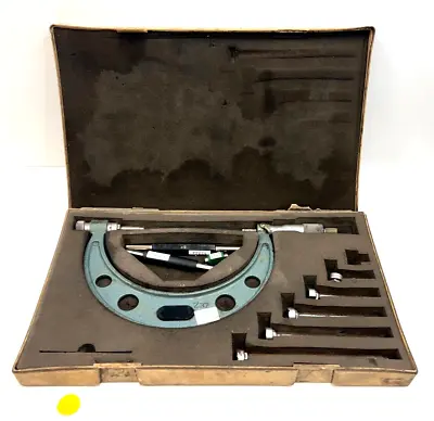 Mitutoyo 0 -6  Mechanical Interchangable Anvil Micrometer 104-137 • $175