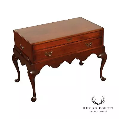 Biggs Furniture Queen Anne Style Mahogany Silverware Chest Table • $1095