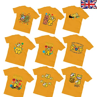 Spotty Day Kids Tshirt Pudsey Bear Children In Need Boys Girls Together We Can • £6.99