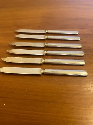 Antique 1835 R. Wallace Fruit Knives Set Of 6 Plain (no Design).  • $20