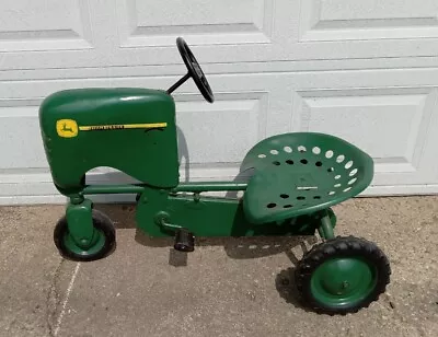 Pre 1970s BMC Pedal Tractor Painted John Deere Tractor  • $295.99