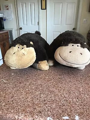 Two  Monkey Pillow Pets • $20