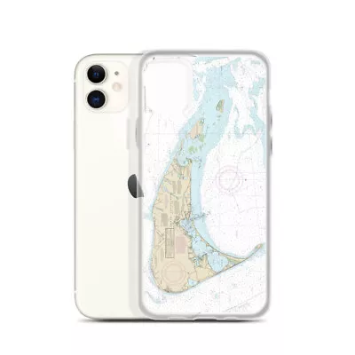 Nantucket Island Cape Cod IPhone Case Nautical Chart Map All Sizes • $17