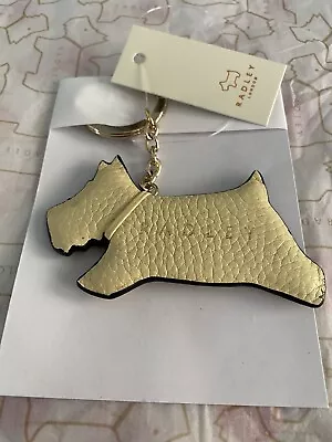 £13.99 • Buy Radley Jump Leather Keyring Pale Yellow Radley Dog New With Tags- Free Postage