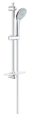 £102.99 • Buy 27231001 | Euphoria 110 Massage Shower Rail Set | 3 Sprays, Chrome, 600 Mm