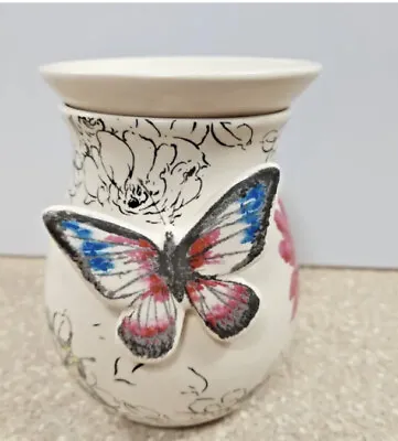 £24.75 • Buy Yankee Candle Intertek Tart Wax Burner 3D Butterfly Floral Electric Plug In