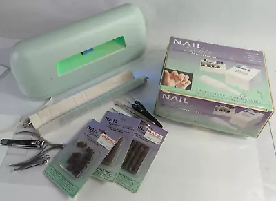 Professional Nail Genie Kit W/ Nail Lamp Manicure Pedicure See Pics* • $38.99