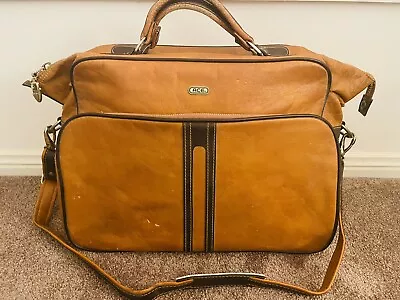 Vintage ACE Leather Bag. Briefcase Travel Bag. Very Very Cool And All Original • $60