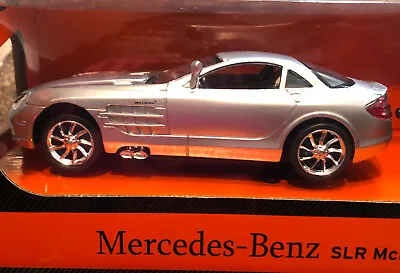 Mercedes-Benz SLR McLaren 1:24 Scale Full Function R/C Car With Lights In Silver • $25