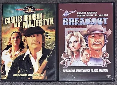 Mr. Majestyk 1974/Breakout 1975 DVD Charles Bronson Double Feature￼ • $27.40