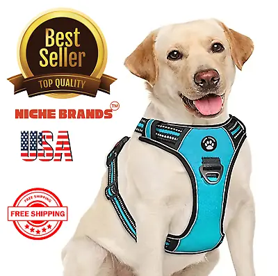 No Pull Dog Pet Harness Adjustable Control Vest Dogs Reflective No Choke 2024 🐶 • $22.99