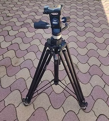 Bogen Manfrotto 3246 Camera Tripod With 3047 3 Way Tilt Head • $125