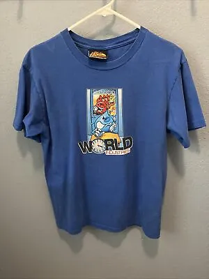 Vintage World Industries T-shirt Youth XL (fits Men Small) Glitter Print Rare  • $39.99