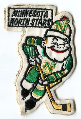 1970's Minnesota North Stars Nhl Hockey Vintage 4.5  Cartoon Team Patch • $9.95