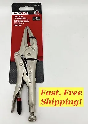 Needle Long Nose Pliers Vise Grip  6.5 Inch Locking Auto Craft AutoCraft AC438 • $11.80