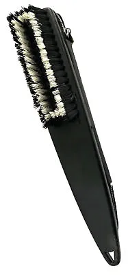 Meeker Mens Travel Shoe Brush W/  Manicure Grooming Set Black Leather Case • $8.39