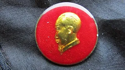 Rare Vietnam War Leader's  Ho Chi Minh Pin Badge ! 75A • $9.99