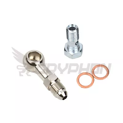 Engine Block Turbo Oil Banjo Bolt Fitting Kit 4AN Mazda Mazdaspeed Miata 1.8L • $18.49