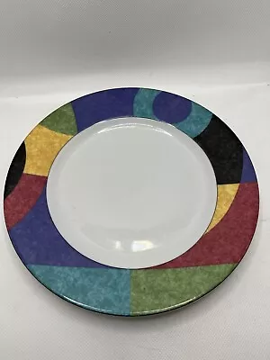 Mikasa California Currents Salad Plate Replacement Geometric Colors 8.25” • $8.50