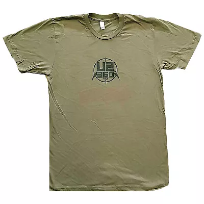 Men's U2 360 Degree Tour Turin 2010 T-shirt Large Green • $28.04