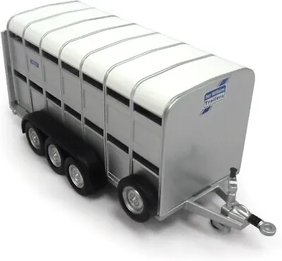 BRITAINS IFOR WILLIAMS LIVESTOCK TRAILER Animals  1:32 Scale Model 40710 • £17.90