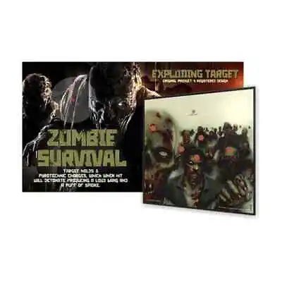 Flash & Bang Airgun Target – Zombie Survival- Qty 5 Shot  Free P&P L867 • £13.99