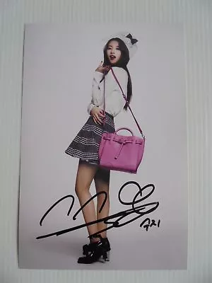 Suzy Bae Miss A 4x6 Photo Korean Actress KPOP Autograph Hand Signed USA Seller B • $14.99