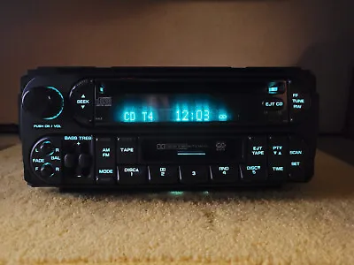 Genuine Chrysler Dodge Jeep CD Player Cassette Radio Stereo RAZ P05064042AC • $119.96