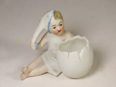 Vintage Porcelain Pixie Elf Christmas Figurine Hand Painted Holder C6550 • $15.05