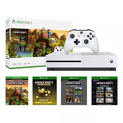 Xbox One S 1Tb Console - Minecraft Creators Bundle • $190