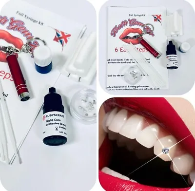 Rubyscraft® Mini Tooth Gem Kit With Tooth Gem Lead Free Swarovski® 30pcs Crystal • £18.99