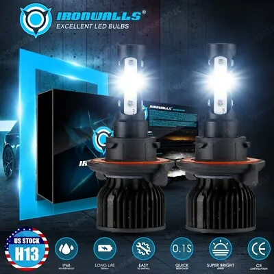 4 Sides H13 LED Headlight For Dodge Ram 1500 2500 3500 2006-2012 High Low Beam • $20.99