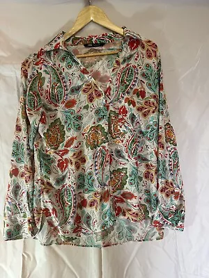 Fabulous ZARA Abstract Print Floral Shirt  • £15.99