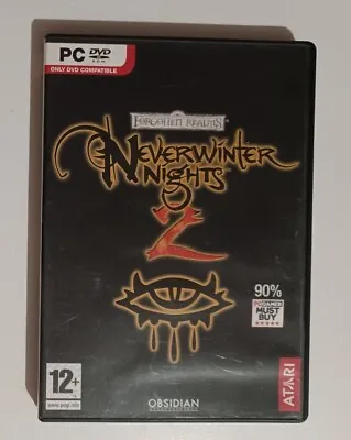 Neverwinter Nights 2 - Forgotten Realms PC DVD-ROM Windows XP + Manual Free Post • $12.95
