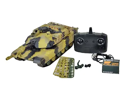 HENG LONG M1A2 Tank Remote Control RC BB Bullet Firing Gun Army Battle Model Toy • $155.11