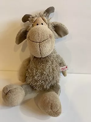 Nici Germany Plush Billy Goat 14” Shaggy Soft Plush Stuffed Animal • $32