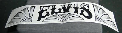 Vintage 1980s  Elvis Banner 23 X 5  • $12