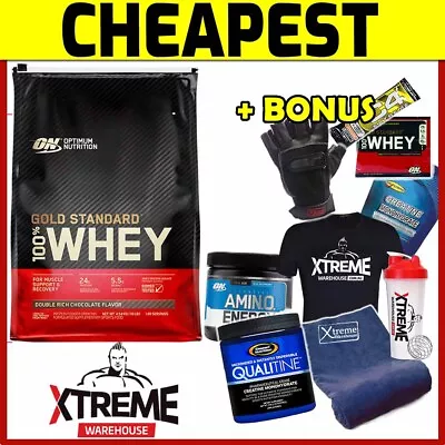 OPTIMUM NUTRITION 100% WHEY 10LB 4.5kg - GOLD STANDARD 10lbs WPI WPC $$ • $237.45