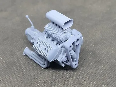 Supercharged Ardun Flathead V8 Model Engine Resin 3D Printed 1:24-1:8 Scale • $27.50