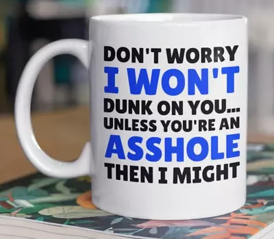 £9.95 • Buy I Wont Dunk On You Funny Basketball Mug 11oz 330ml Basket Ball Gifts Hoops