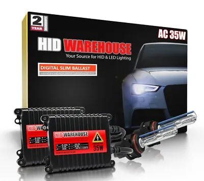 $39.99 • Buy HID-Warehouse 35W AC Light HID Kit Replacement Bulb H1 H3 H7 H10 H11 9006 9012
