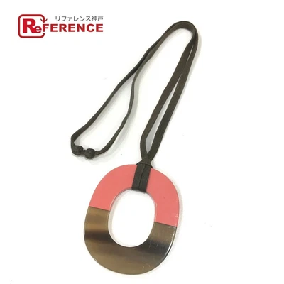 $405.29 • Buy Hermes Pendant Issum Fashion Accessories/Accessories Necklace Buffalo Horn Women