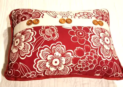 Cannon 16  X 12  Decorative Pillow - Rubie Rose - Pre-owned EUC  • $15.25