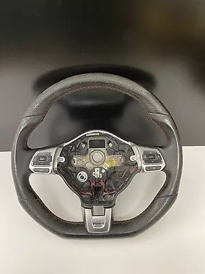 2010 - 2014 Volkswagen Vw Golf Gti Leather Steering Wheel Oem • $225